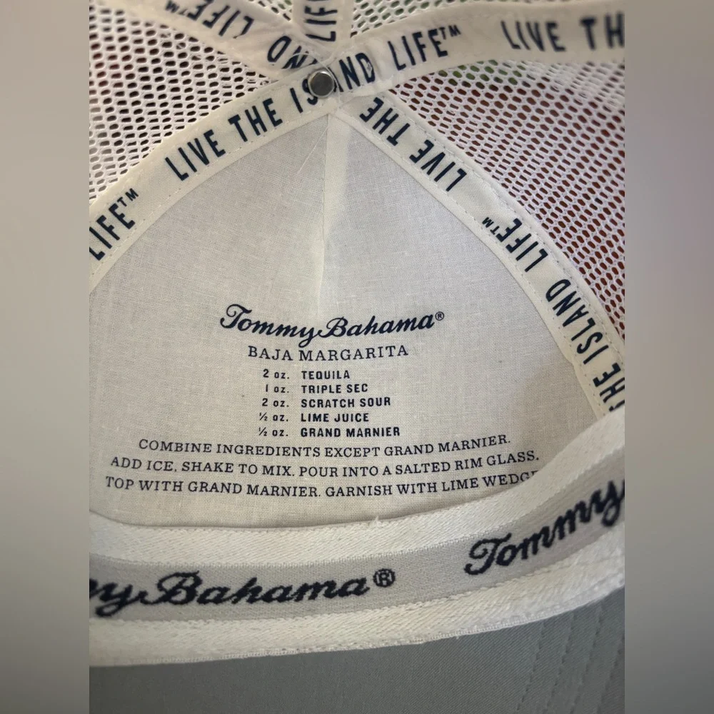 Tommy Bahama White and Blue Cap